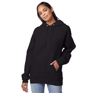 Sweat-shirt à capuche noir pour homme, vente en gros, personnalisable, haute qualité, épaules tombantes, épais, avec logo personnalisé, uni - Product Image 5