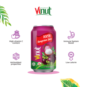 เครื่องดื่มน้ำมังคุดบริสุทธิ์330มล. ผลิตจากโรงงานเวียดนาม (OEM, ODM) - Product Image 2