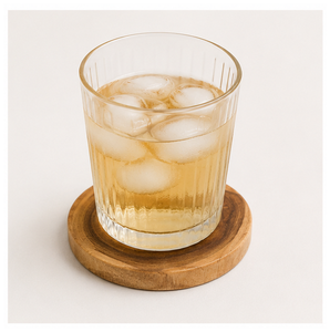 Handcrafted <b>Rustic</b> Olive Wood Coaster <b>Set</b> Of 6 With Holder Eco-Friendly Heat Resistant Wooden Drink Mats For Home & Hotel Mats - Product Image 6