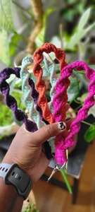 Boho Macrame Rope Keychain Multicolored Decorative Object Suitable For Women Girls And Fashion Styling Wholesale From India - Product Image 4