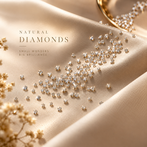 Diamantes Elegantes de Corte Brillante, Color GH, Claridad SI, 0.004-0.008 Ct, Diamantes Naturales Sueltos de 0.8-1.2 mm |   Joyería Fina - Product Image 3