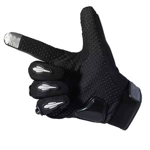 Gants de moto en cuir de vachette respirants, coupe-vent, légers, à doigts entiers, avec logo personnalisé pour l'hiver et le motocross - Product Image 2