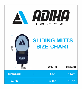 ถุงมือเบสบอลแบบสไลด์ ADIHA IMPEX สำหรับมืออาชีพ ป้องกันหน้าแข้งเต็มรูปแบบ ปรับแต่งได้ วัสดุนีโอพรีนทนทาน - Product Image 6