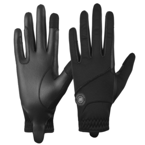 Premium Horse Riding Gloves Synthetic Serino Leather Zig zag stitching and a hook-and loop Velcro for man and woman - Product Image 1
