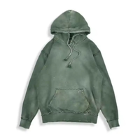 Sudadera con Capucha Personalizada OEM, Unisex, de Alta Calidad, Estilo Urbano Invernal, Lavado Vintage, Talla Grande