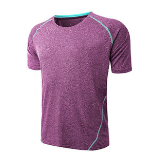 เสื้อยืดออกกำลังกายผู้ชายทรงปกติ แขนสั้น ผ้าถัก พิมพ์ลาย เป็นมิตรกับสิ่งแวดล้อม แห้งเร็ว ระบายอากาศดี เสื้อผ้ากีฬา สีและโลโก้สั่งทำได้ - Product Image 5