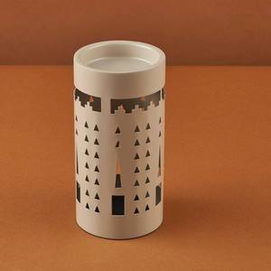 Brûleur d'encens Bakhoor moderne en métal, Mabkhara, brûleur de charbon d'oud, porte-encens arabe, brûleur décoratif pour la maison - Product Image 1