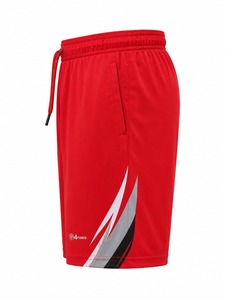 Pantalones Cortos Deportivos Negros para Hombre, de Secado Rápido, con Cordón Ajustable, Cintura Media, Logotipo en el Dobladillo Inferior, Tejido de Poliéster, Precio Económico - Product Image 3