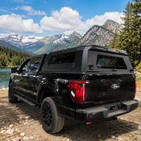 Coque de camping-car en aluminium léger pour Ford F150 F250 Jeep Gladiator avec porte-bagages de toit pour benne de 5 pieds