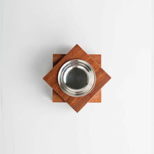 Unique <b>Stacked</b> Wooden Bakhoor Burner Geometric Incense Holder With Metal Cup Arabic Oud Charcoal Burner For Home Decoration - Product Image 4