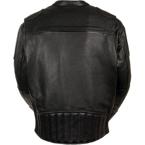 SAMROZ SPORTS Men's Leather Sporty Scooter Crossover Biker <b>Jacket</b> - Product Image 2