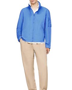 Chaqueta cortavientos Anorak de Color sólido ligero para hombre, moda informal transpirable con cierre de cremallera, chaqueta de talla grande para hombre - Product Image 2