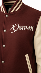 Blouson universitaire à capuche d'hiver avec broderies universitaires, logo avant, unisexe, coupe oversize, style américain, streetwear viral - Product Image 5