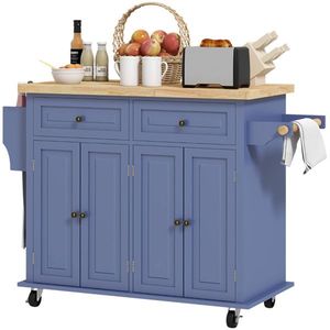 Mobiletto da Cucina per Organizzazione e Presentazione, Isola Cucina dal Design Elegante - Product Image 2