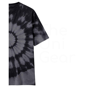 Camiseta de Manga Corta con Cuello Redondo y Estampado Tie-Dye para Hombre, Informal, de Punto, Corte Regular, 100% Algodón - Product Image 5