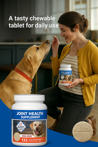 Complément alimentaire pour chien à absorption rapide, multivitamines, santé immunitaire, marque privée, articulation de la hanche, comprimés 10 en 1, chlorhydrate de glucosamine - Product Image 2