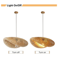 Grande Lampe Suspendue Moderne en Bambou – Éclairage Élégant pour Salle à Manger, Îlot de Cuisine et Espaces de Vie Domestiques – Plafonniers