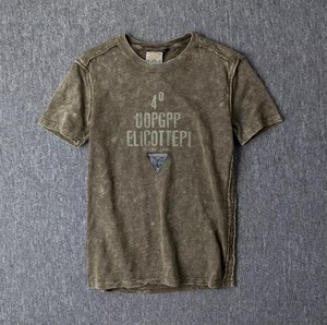 T-shirt vintage personnalisé pour homme, effet usé, 200 GSM, coton délavé à l'acide - Product Image 6