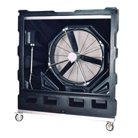 Ventilateur évaporatif portable de refroidissement d'air industriel robuste 750W SAA CE, climatiseur d'air de pièce, télécommande, réservoir d'eau de 200L