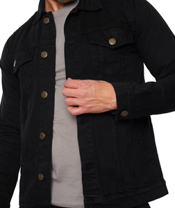 Chaqueta vaquera premium para hombre, tela vaquera de algodón de alta calidad, corte clásico regular, apariencia vintage lavada a la piedra - Product Image 6