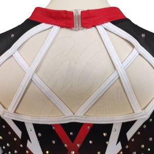 Conjunto de Disfraz Profesional de Animadora – Uniforme de Animadora sin Mangas con Falda para Competencia y Actuación - Product Image 4