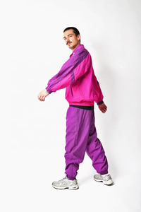 Nouvel ensemble de survêtement coupe-vent imprimé design 2026 pour homme, 100 % coton respirant à séchage rapide, idéal pour le jogging décontracté – Vente chaude - Product Image 2