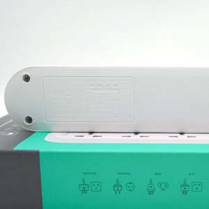 Interruptores y Enchufes Modulares, Cable de Extensión de 2 m y 10 A para Oficina, con 4 Tomas de Corriente con Conexión a Tierra, Gran Venta - Product Image 6