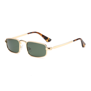 Gafas de Sol Polarizadas TAC de Metal Cuadradas con Diseños Vintage RTS 2026 para Hombre y Mujer, Gafas de Sol de Moda - Product Image 1