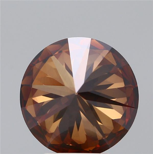 Diamante Cultivado en Laboratorio de Calidad Premium, 4.00 Quilates, Corte Brillante Redondo, Color Marrón Oscuro Intenso, VVS2, Diamantes Sueltos de Laboratorio, Certificado IGI - Product Image 2