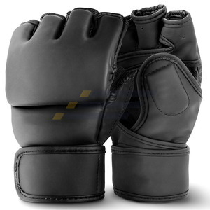 ถุงมือ MMA รุ่นใหม่ล่าสุด สีดำล้วน คุณภาพสูง สำหรับฝึกซ้อมมวย จากผู้จัดจำหน่ายชั้นนำ - Product Image 4