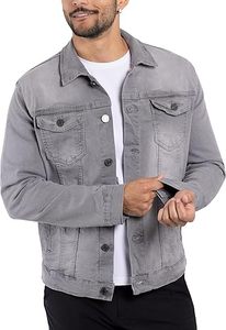 Wholesale High Quality Custom Logo Front 100% Cotton Men's Winter Jeans <b>Jacket</b> Breathable Eco-Friendly Quick Dry Outdoor Use - Product Image 2