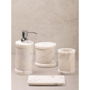 Juego de Baño de Mármol Premium con Construcción Duradera y Acabado Elegante para una Decoración de Baño con Estilo - Product Image 1