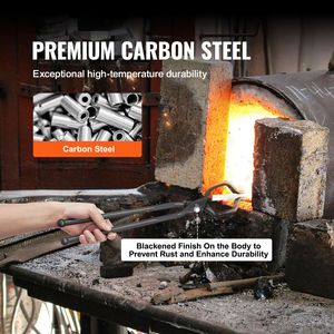 Pinze da Fabbro 18FT con Punta a Z in Acciaio al Carbonio A3, per Rivetti, Lame di Coltelli, Pezzi Lunghi e Circolari - Per Industrie Meccaniche - Product Image 5