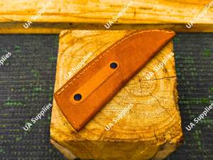 Funda de Cuero Ligera de Alta Calidad UA Supplies, No Impermeable, Hecha a Mano, para Cuchillos de Hoja Fija, con Presilla para Cinturón, para Camping y Actividades al Aire Libre - Product Image 4