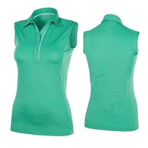 Polo sans manches haute performance pour femmes, idéal pour le golf et les sports de plein air - Product Image 3