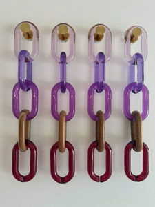 Cadena decorativa de resina epoxi hecha a mano para colgar en la pared, decoración del hogar - venta al por mayor - precio bajo - Product Image 3