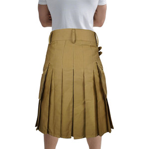 Kilt Color Caqui para Hombre - Kilt Híbrido Utilitario Escocés Moderno con Bolsillos Tipo Cargo 2026 - Product Image 4