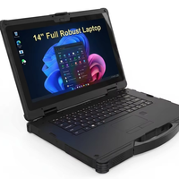 Notebook Industriale Robusto da 14 Pollici ad Alta Potenza, Antiurto, Impermeabile, con Processore I5/I7 e Windows 11 per Lavori sul Campo
