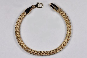 Pulsera de Cadena de Oro de Lujo con Diamantes, Corte Brillante Redondo, Patrón Geométrico, Engaste en Canal, Unisex, para Uso Diario - Product Image 3