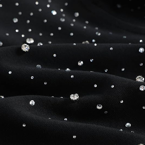 Sweat à capuche unisexe oversize en polaire avec strass et broderie personnalisée, style streetwear - Product Image 3