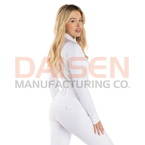 Women Equestrian Riding Shirt Breathable <b>Long</b> <b>Sleeve</b> Stretch Fit Sports Top for Training and Competition Use - Product Image 2