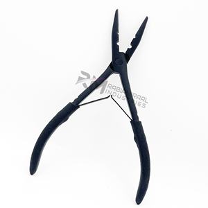 Pinza para Extensiones de Cabello RMI con Punta de Plasma Negra Mate y Empuñadura Negra, Diseño Personalizado Disponible - Product Image 4