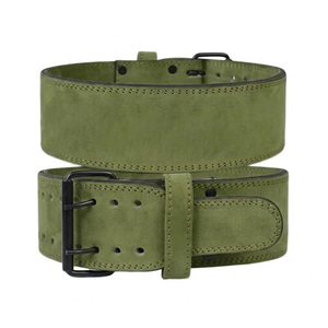 Ceinture de musculation professionnelle en gros, épaisseur 10/13 mm, en cuir suédé, protection pour exercices de levage de poids lourds, en vente - Product Image 1