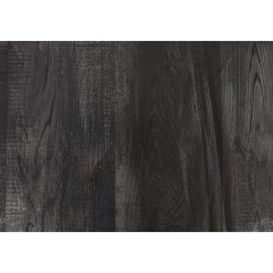 Scrivania per Computer Moderna e Contemporanea da 55 Pollici con Cassetti Portaoggetti, in Laminato Nero e Metallo, Postazione di Lavoro per Laptop - Product Image 1