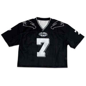 Logo personnalisé maillot de football américain de haute qualité 100% polyester unisexe XL vêtements de sport numéro motif hauts et chemises - Product Image 2