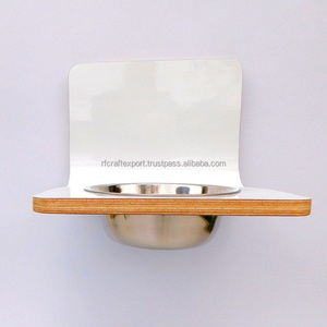 ชามอาหารอัตโนมัติสำหรับสุนัขและแมวชามสเตนเลสติดผนังทำจากอะคริลิกเป็นมิตรกับสิ่งแวดล้อมล่าสุด - Product Image 6