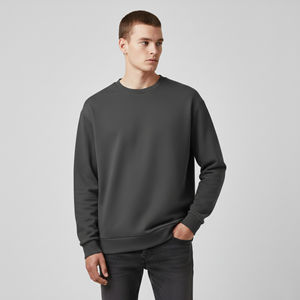 Sudadera con Cremallera para Hombre, de Alta Calidad, 100% Algodón, con Apliques Personalizados, Logotipo Bordado e Impreso, Diseño Bicolor, Corte Holgado y Extra Grande - Product Image 5