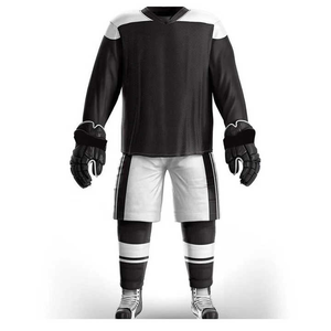 Ensemble de maillots de hockey sur glace professionnels avec option de personnalisation du nom et du numéro du joueur 280g - Product Image 3