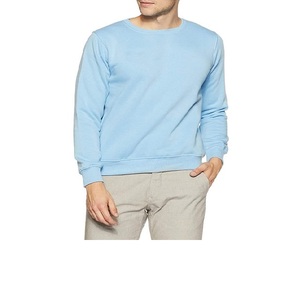 Nouveau Sweat-shirt Homme Automne Hiver Ample en Polaire 320g Uni Coupe Droite Épaissi Sans Capuche - Product Image 1