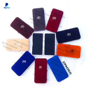 Pinzas de Acero Inoxidable Profesionales Personalizadas al por Mayor para Pestañas, Pinzas de Precisión Redondeadas para Volumen, Aplicador de Pestañas en Racimo - Product Image 2